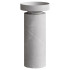 Раковина накладная Corian 400*130 Amani Grigio + Пьедестал для раковины Corian 300*720 Grey