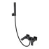 Смеситель для ванны с душем Boheme Qubic Matt Black, 473-B