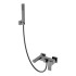 Смеситель для ванны с душем Boheme Qubic Matt Gun Metal, 473-GM
