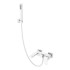 Смеситель для ванны с душем Boheme Qubic Matt White, 473-MW