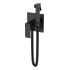 Гигиенический душ Boheme Qubic Matt Black, 477-B