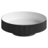 Раковина накладная рифленая Corian 400*130 ANTRACIT
