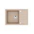 Мойка ALVEUS GRANITAL INTERMEZZO 40 G55 BEIGE 680x480x200 в комплекте с сифоном 1117292