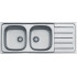 Мойка LINE 100 NAT-90 1160X500 в компл. с сифоном 1130555,
