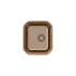 Мойка VARIANT MONARCH 40 COPPER 340X400X185 в компл. с выпуском без сифона,
