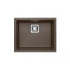 Мойка ALVEUS QUADRIX 50 GRANITAL+ CHOCOLATE-G03M 560X460X200 с сифоном 1133398,