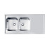 Мойка CLASSIC PRO 100 SAT-90 1200X600 в комплекте с сифоном 1130555,