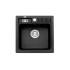 Мойка ALVEUS NIAGARA 20 GRANITAL CARBON-G91 465x465x180;1x с сифоном 1105419,