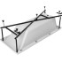 каркас сварной для акриловой ванны Aquanet Bright 175x75