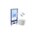 Set AQUATEK ВЕГА-KKI2 (рама AQUATEK Standard INS-0000012+звукоизоляционная прокладка+крепеж KKI-0000002+унитаз ВЕГА AQ1905-00+тонкое сиденье с механиз