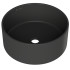 AQD ESPIRAL Раковина накладная круглая D400, черный матовый AQD ESPIRAL Раковина накладная круглая D400, черный матовый