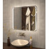 Зеркало с подсветкой ART&MAX ELEGANT AM-Ele-800-800-DS-F
