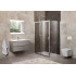 Душевой уголок BelBagno UNIQUE-AH-1-110/125-90-C-Cr