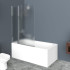 Душевая шторка на ванну BelBagno UNO-V-11-80/150-P-Cr-L Душевая шторка на ванну BelBagno UNO-V-11-80/150-P-Cr-L