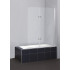 Душевая шторка на ванну BelBagno SELA-V-21-120/140-C-Cr