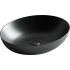 Умывальник чаша накладная овальная (цвет Черный Матовый) Element 520x395x130мм