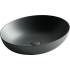 Умывальник чаша накладная овальная (цвет Темный Антрацит Матовый) Element 520x395x130мм