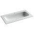 Раковина накладная мебельная CERAMICANOVA Grace прямоугольная 910*457*137 мм, с отверстием под смеситель, цвет белый, CN7019