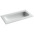 Раковина накладная мебельная CERAMICANOVA Grace прямоугольная 910*457*137 мм, без отверстия под смеситель, цвет белый, CN7019Wx