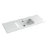 Умывальник накладной прямоугольный Element 1210x465x180мм