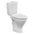 Cersanit. Унитаз-компакт MELAR 031 3/6 DPL EO slim, горизонтальный выпуск, сиденье дюропласт с микролифтом