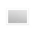 зеркало LED DESIGN PRO 060 80 часы с подсветкой прямоугольное