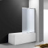 SLIDER-VF-11-100/150-P-Cr Душевая шторка на ванну