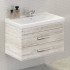 Comforty. Тумба-умывальник "Никосия-80П" дуб белый с раковиной Fest 80 F01 Comforty. Тумба-умывальник "Никосия-80П" дуб белый с раковиной Fest 80 F01