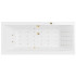 Ванна Excellent Pryzmat 200x90 "NANO" (золото) Ванна Excellent Pryzmat 200x90 "NANO" (золото)