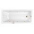 Ванна WHITECROSS Wave 160x70 "SMART NANO" (золото)