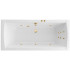 Ванна Excellent Aquaria Lux Slim 180x80 "LINE" (золото) Ванна Excellent Aquaria Lux Slim 180x80 "LINE" (золото)