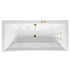 Ванна Excellent Crown Grand 190x90 "LINE" (золото)