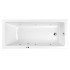 Ванна WHITECROSS Wave 150x70 "SOFT" (хром)