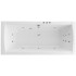 Ванна Excellent Aquaria Lux Slim 180x80 "SMART" (хром) Ванна Excellent Aquaria Lux Slim 180x80 "SMART" (хром)