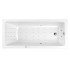 Ванна WHITECROSS Wave Slim 170x75 "NANO" (хром)