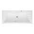 Ванна Excellent Heaven Slim 170x75 "NANO" (золото) Ванна Excellent Heaven Slim 170x75 "NANO" (золото)