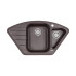 Мойка кварцевая WIESE, PM529050-CO, кофе, 890х490, Paulmark