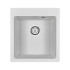 Мойка кварцевая ZEMAR, PM104651-WH, белый, 460х510 мм, Paulmark