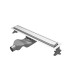 Душевой трап под плитку Premium Linear 80см, нерж.сталь ХРОМ   DP 080 01 00 S1