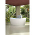 Ванна Solid Surface Vincea VBT-6S03MW, 1700*800*630, белый мат., слив-перелив в комплекте