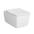 Унитаз подвесной VitrA Metropole Rim-Ex 7672B003-0075, безободковый подвесной унитаз