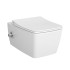 Унитаз подвесной VitrA Metropole Rim-Ex 7672B003-1684,  безободковый с функцией биде и встроенным смесителем