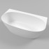 Ванна WHITECROSS Pearl A 155x80 (белый мат) иск. камень