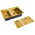 Кухонная мойка Zorg ZM N-78-2-52-R BRONZE Кухонная мойка Zorg ZM N-78-2-52-R BRONZE